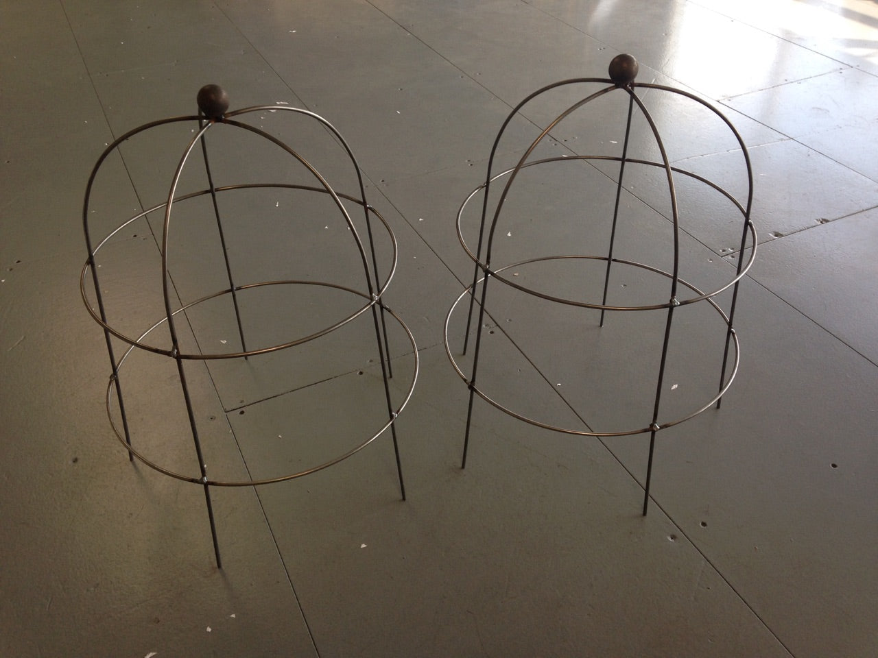 BELL CLOCHE 67 (The plant cage support) - Ready to Rust - pack of 2.