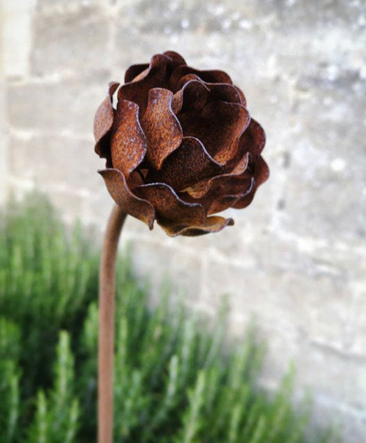 ROSE PLANT PIN - Ready to Rust