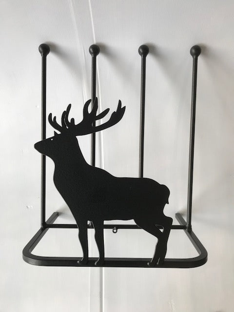 2 PAIR BOOT RACK - STAG