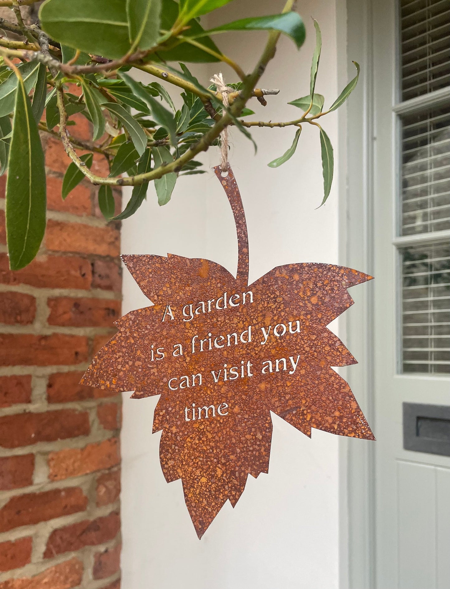 FALLING LEAVES - A GARDEN IS A FRIEND… - Ready to Rust