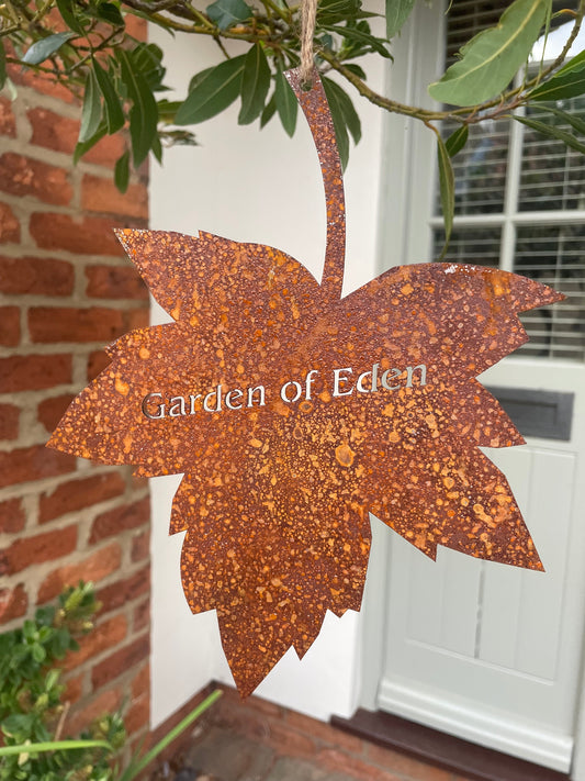 FALLING LEAVES - GARDEN OF EDEN - Ready to Rust.